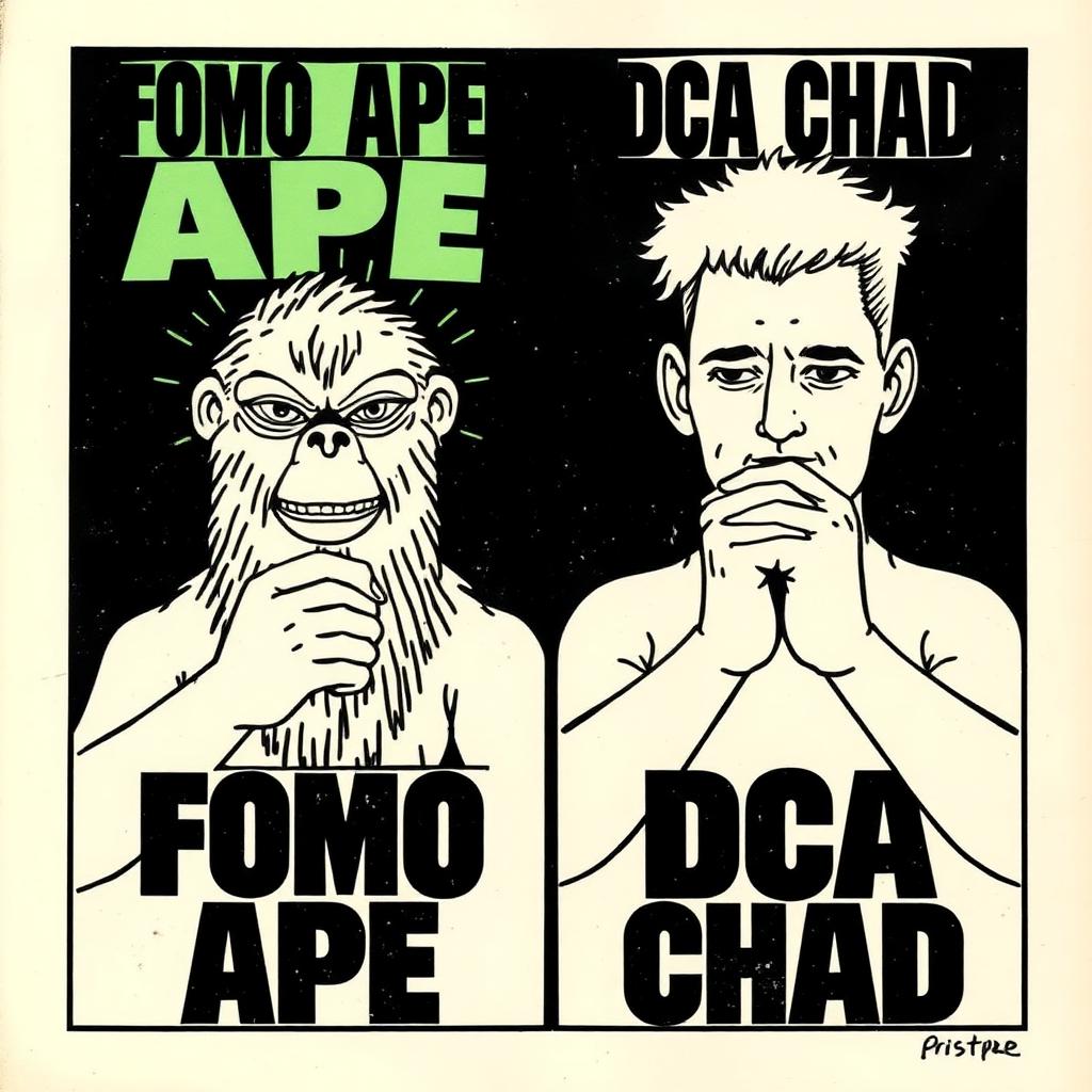 FOMO Ape vs DCA Chad